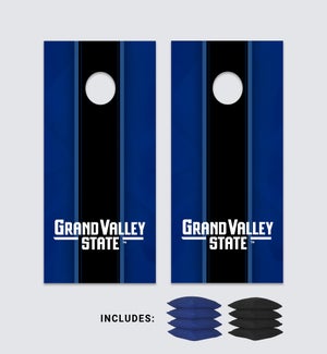 Striped Grand Valley State University Bag Boards Set With Bags